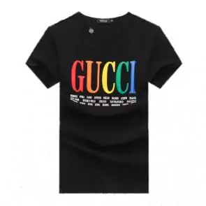 gucci hommes unisex gucci polo t-shirt rainbow gg black